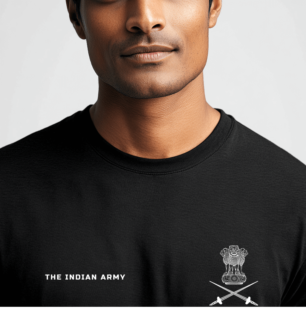 Indian Army Pride - Black Edition T-Shirt