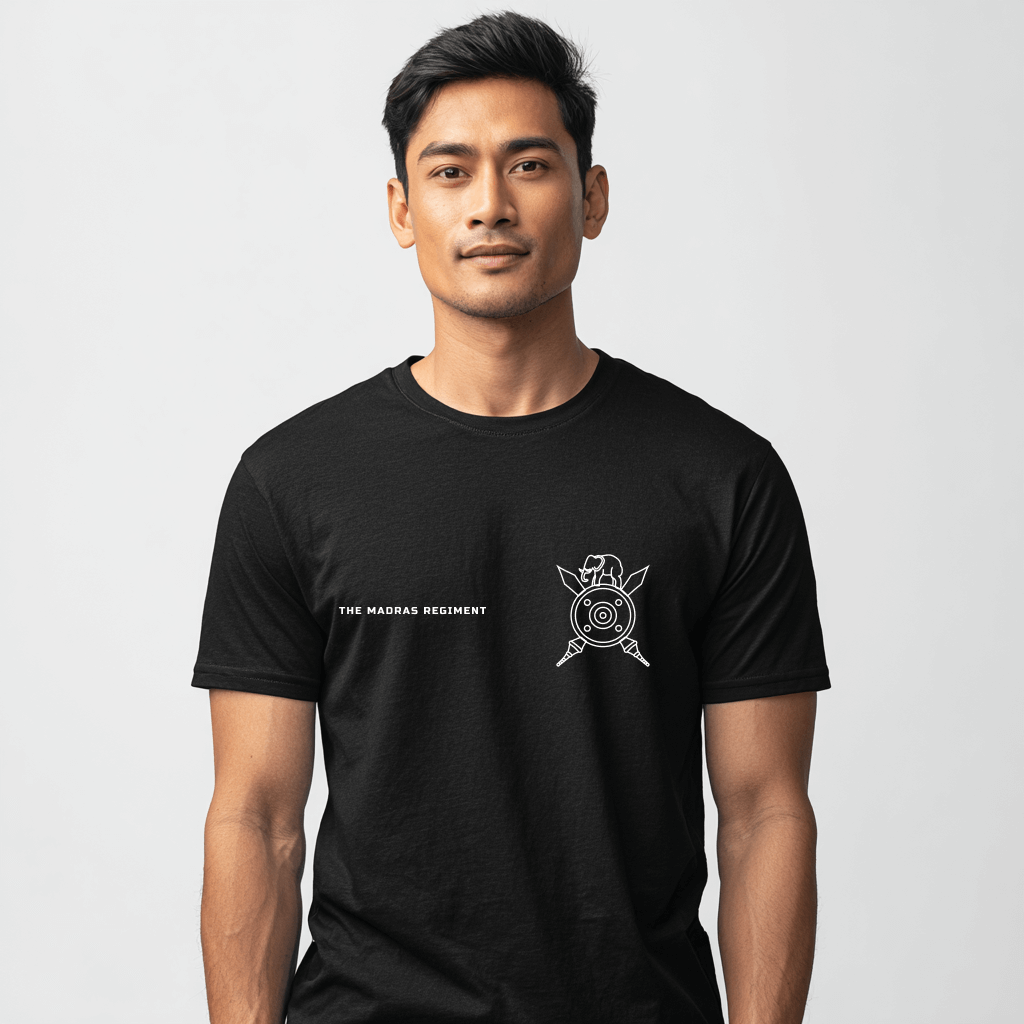 Madras Regiment Pride – Black Edition T-Shirt