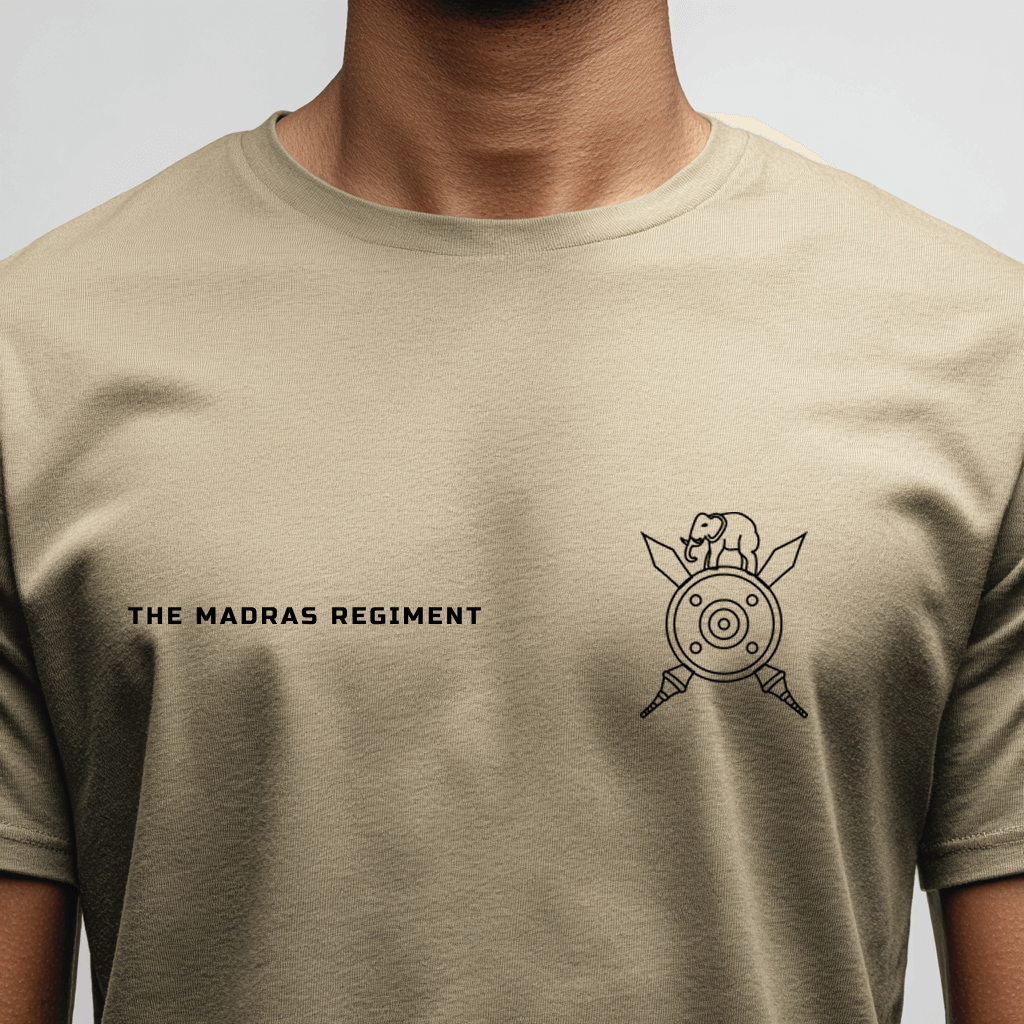 Madras Regiment Pride – Khaki Edition T-Shirt