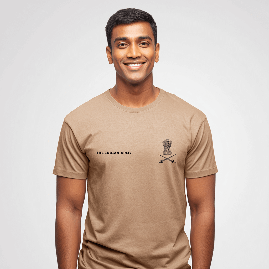 Indian Army Pride - Khakhi Edition T-Shirt