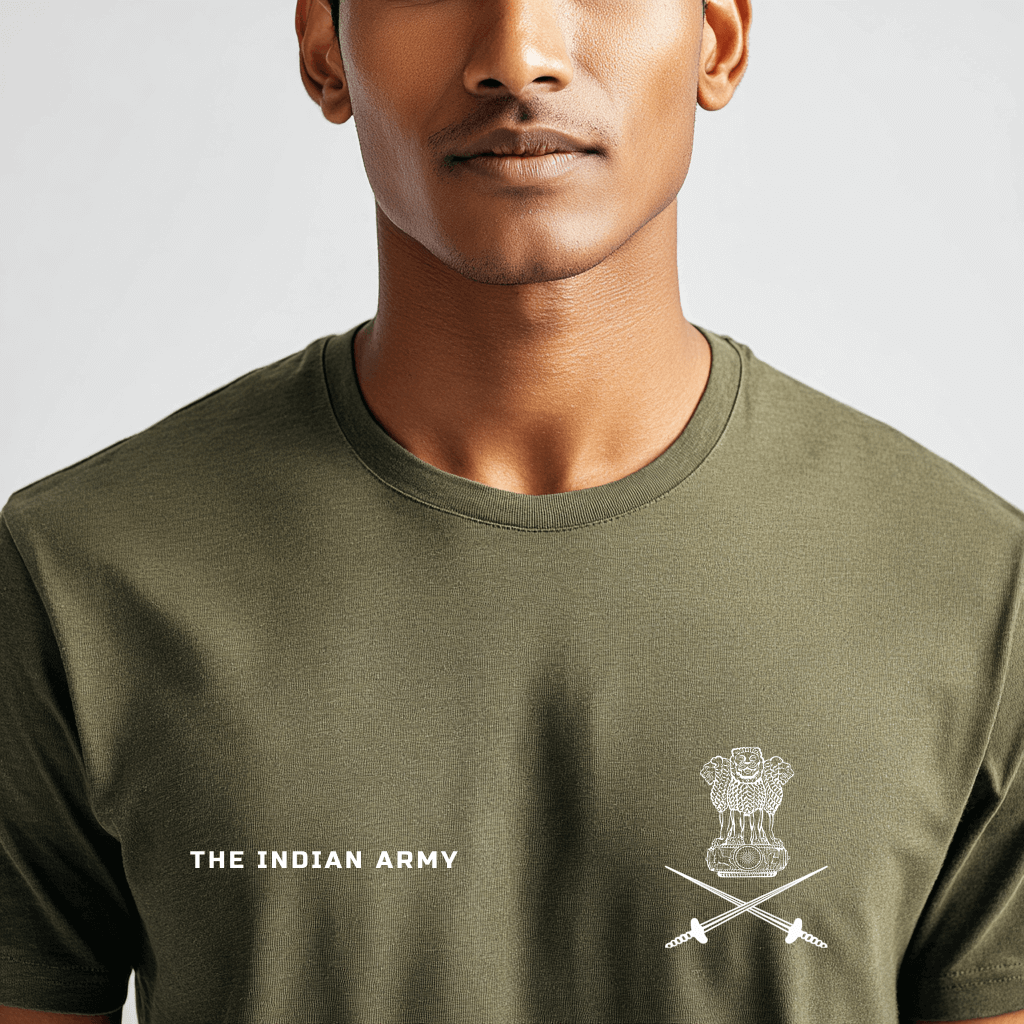 Indian Army Pride - Olive Green Edition T-Shirt
