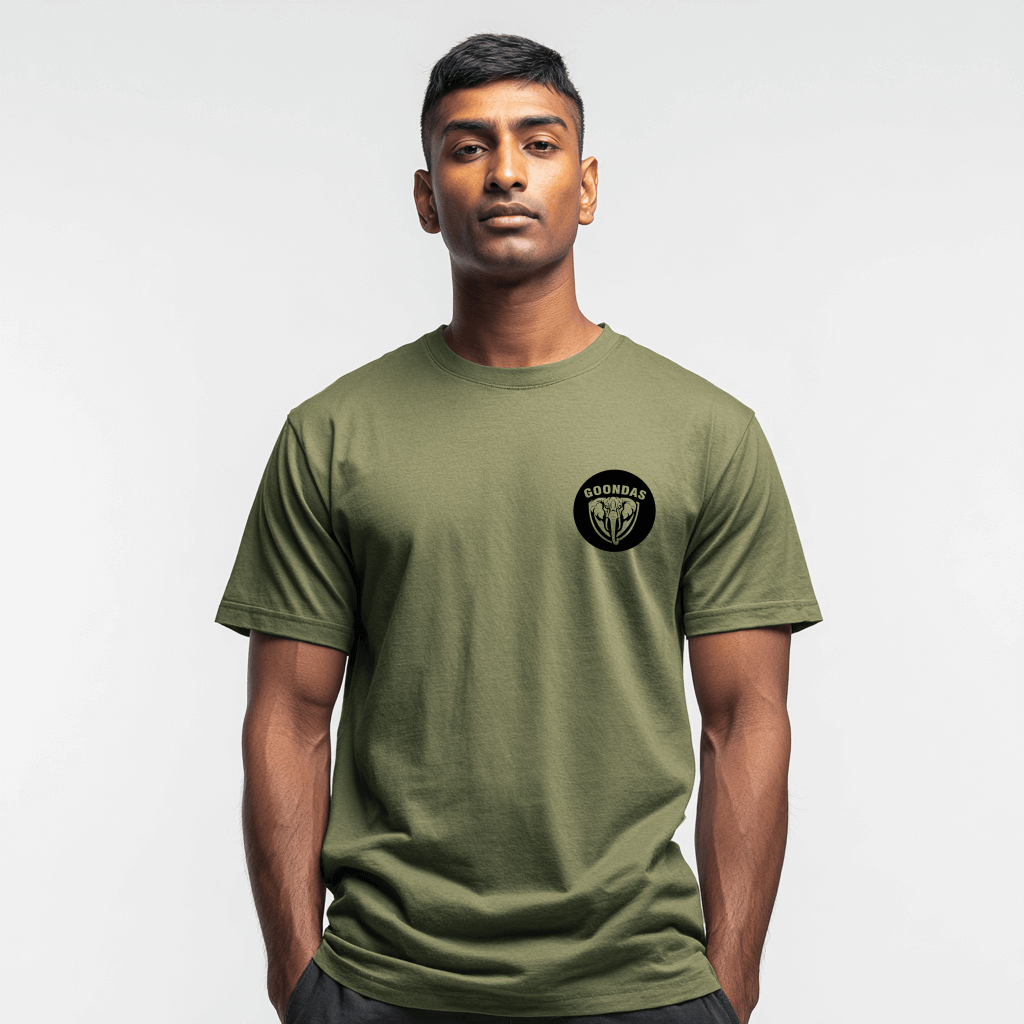 2 Madras Goondas Regiment - Olive Green Edition T-Shirt